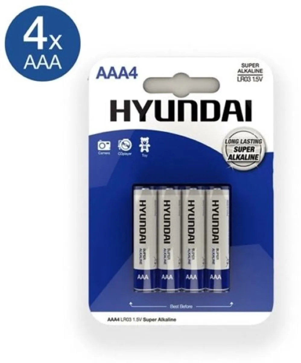 Panasonic AAA Alkaline Batterijen - 4 Stuks