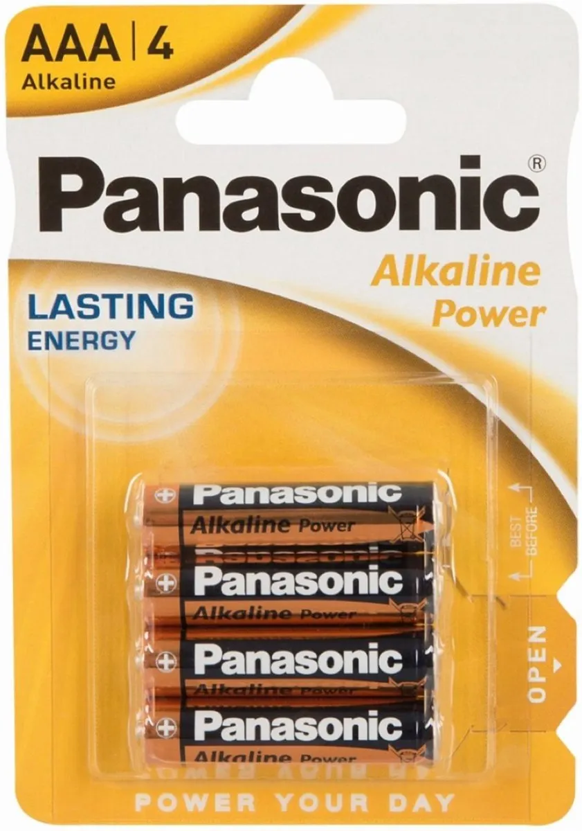 Panasonic AAA Alkaline Batterijen