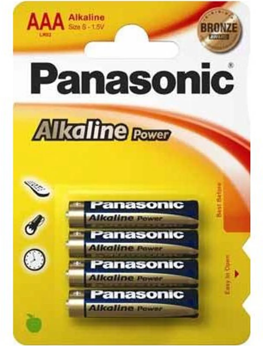 Panasonic AAA Alkaline Batterijen - 4 Stuks - afbeelding 6 van 6
