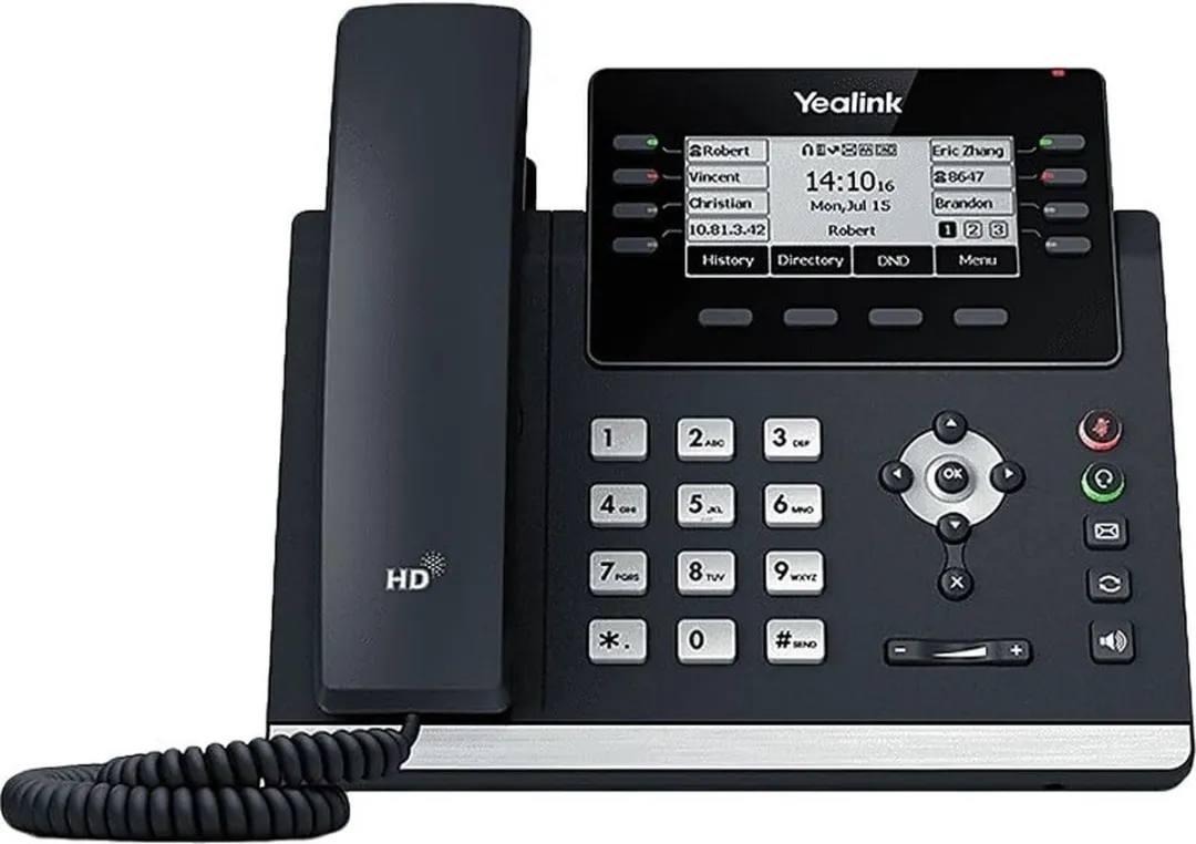 Yealink SIP-T43U VoIP-Telefoon - 12 Handsets - Grijs