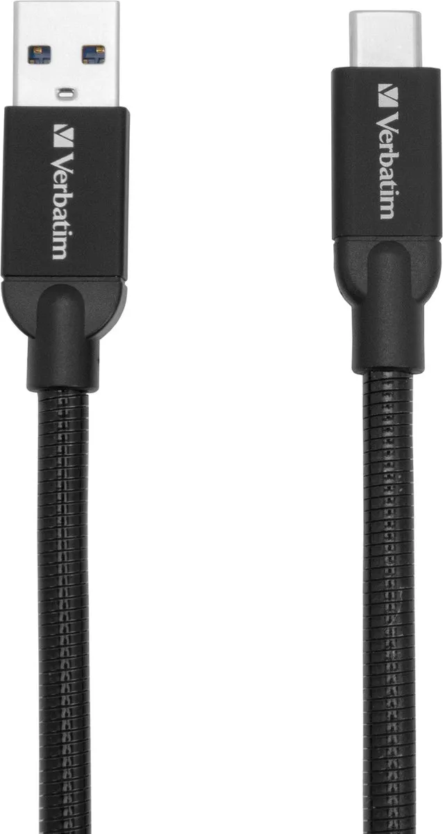 Verbatim 48871 USB-kabel USB-A naar USB-C 1m - Zwart
