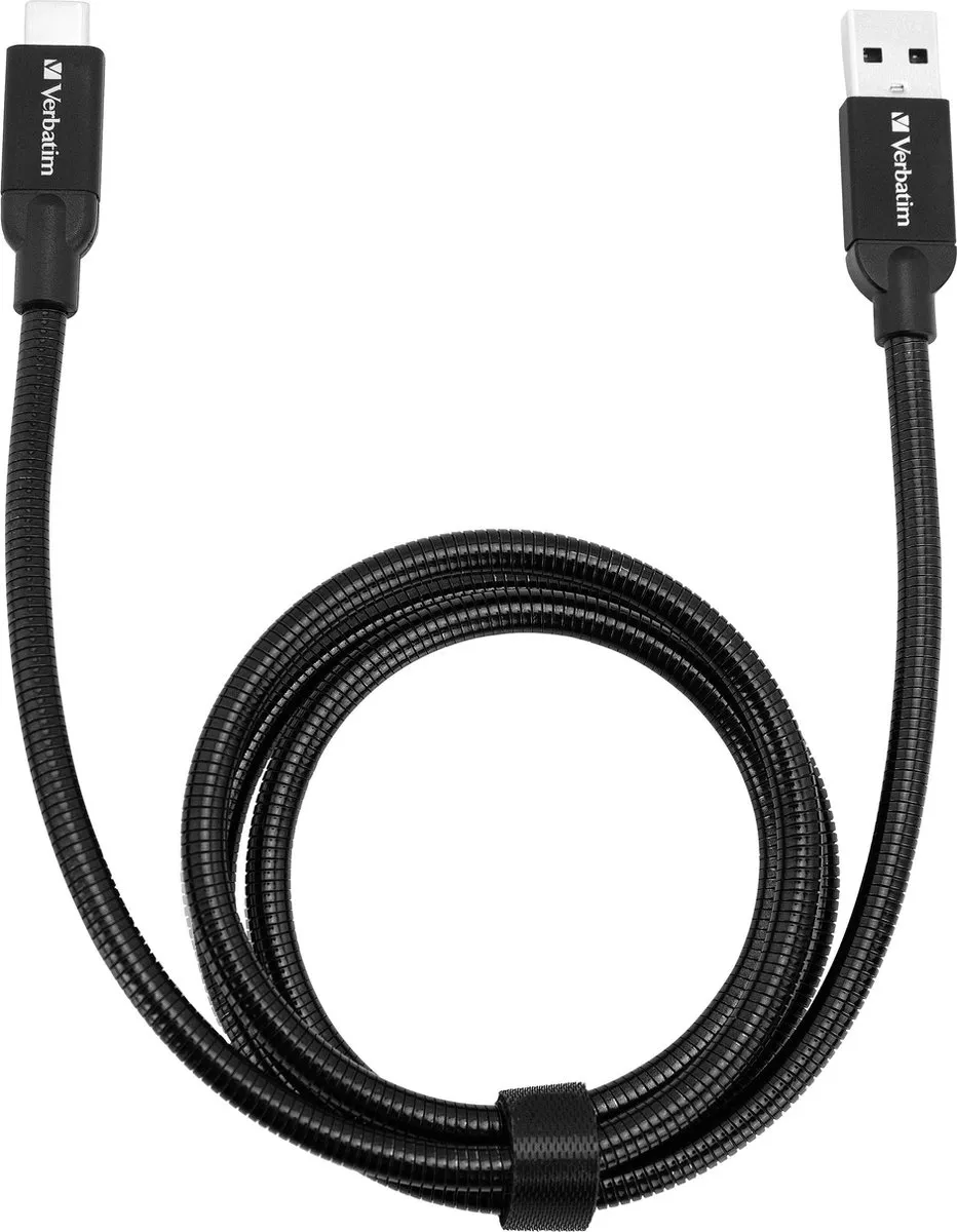 Verbatim 48871 USB-kabel USB-A naar USB-C 1m - Zwart