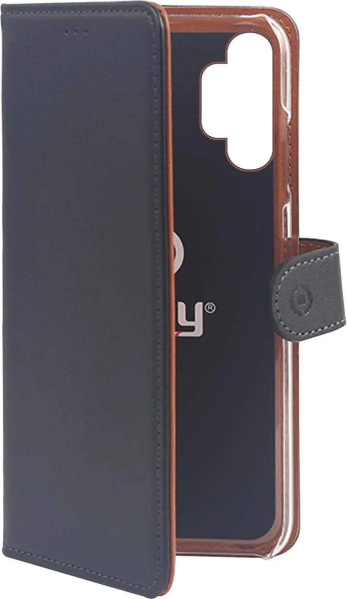 Celly Wally Bookcase Hoesje WALLY946 - Samsung Galaxy A32 - 3 Pasjes - Zwart