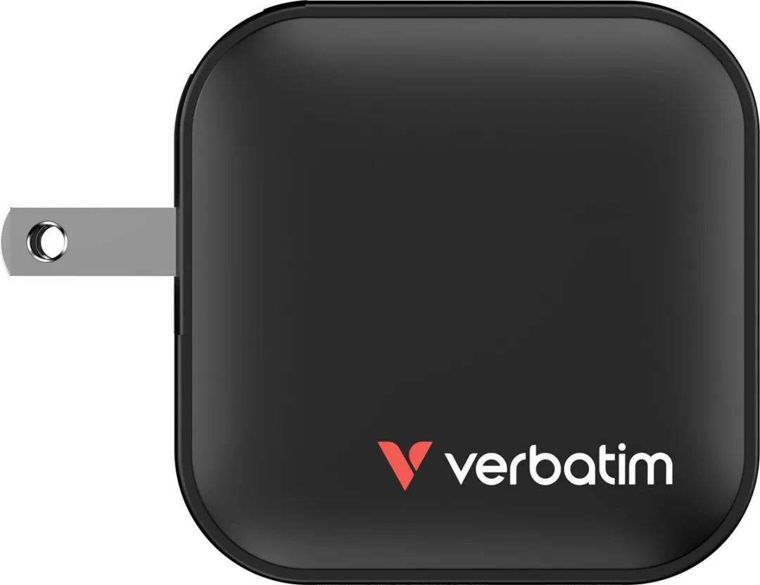 Verbatim Mini Gan 70W Wandlader 2x USB-C PD 1x USB-A QC - Zwart