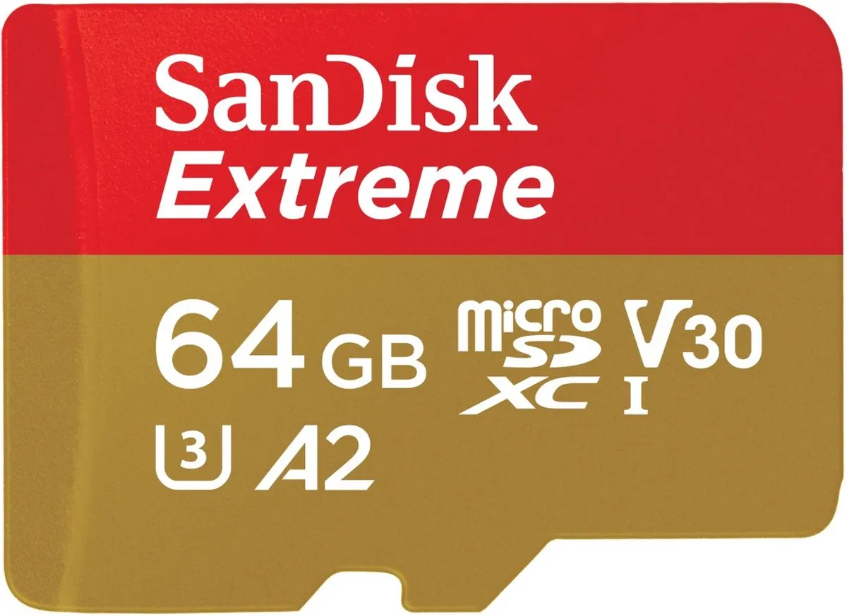 SanDisk Extreme microSD 64GB SDSQXAH-064G-GN6AA - UHS-I V30