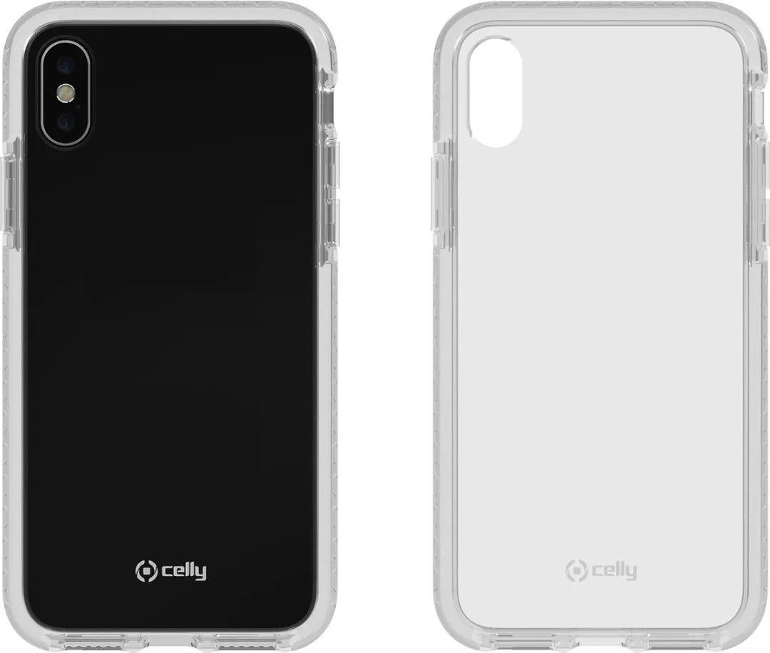 Celly HexaGon Back Cover iPhone X/XS HEXAGON900WH - Wit