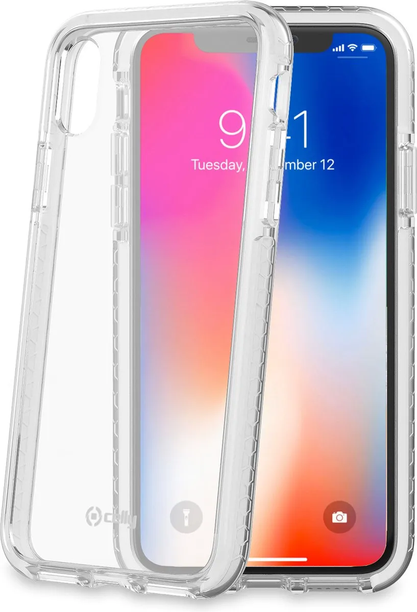 Celly HexaGon Back Cover iPhone X/XS HEXAGON900WH