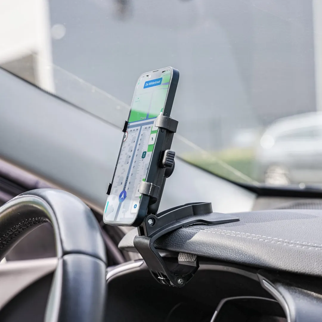 Carpoint Universele Telefoonhouder - Verstelbaar - Zwart