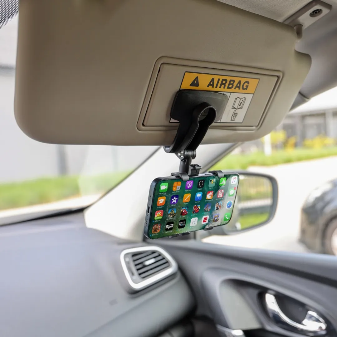 Carpoint Universele Telefoonhouder - Verstelbaar - Zwart
