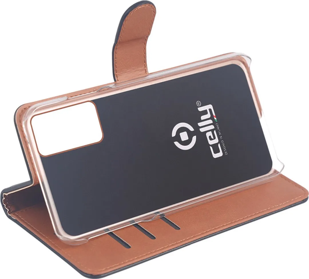 Celly Wally Bookcase Hoesje Zwart - Samsung Galaxy S20 FE