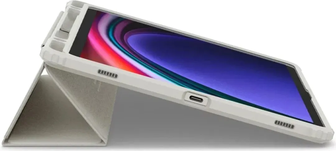 Spigen Ultra Hybrid Pro Bookcase ACS06838 - Samsung Galaxy Tab S9 11" - Grijs