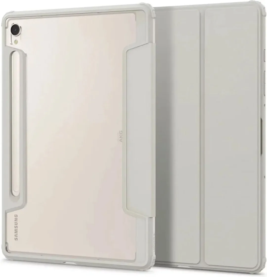 Spigen Ultra Hybrid Pro Bookcase ACS06838 - Samsung Galaxy Tab S9 11" - Grijs