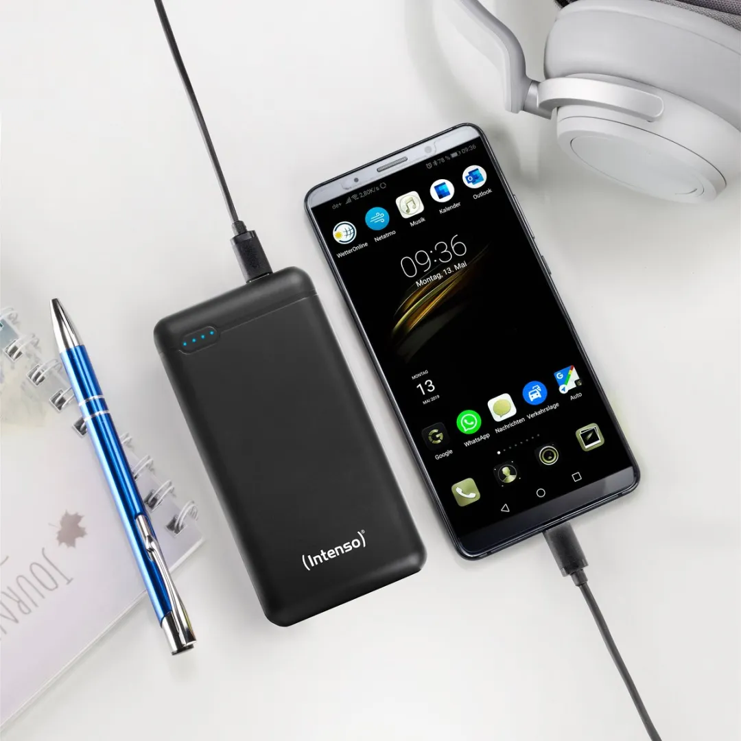 Intenso Powerbank XS20000 20.000mAh - USB-A & USB-C - Zwart
