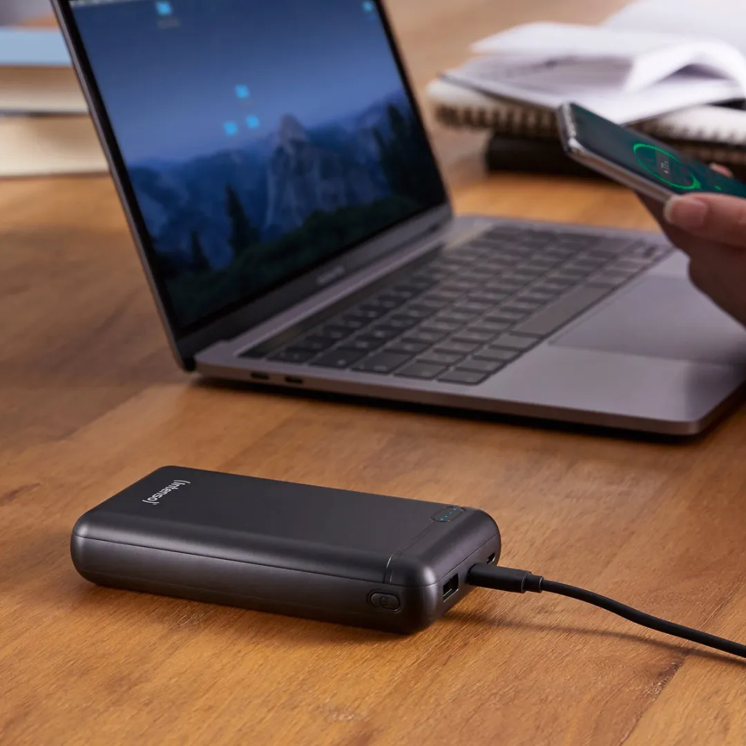 Intenso Powerbank XS20000 20.000mAh - USB-A & USB-C - Zwart - afbeelding 6 van 6