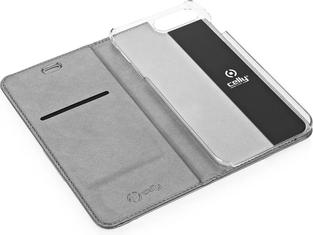 Celly Air Case Booklet i7P72245801 - iPhone 7/8 Plus - Zilver