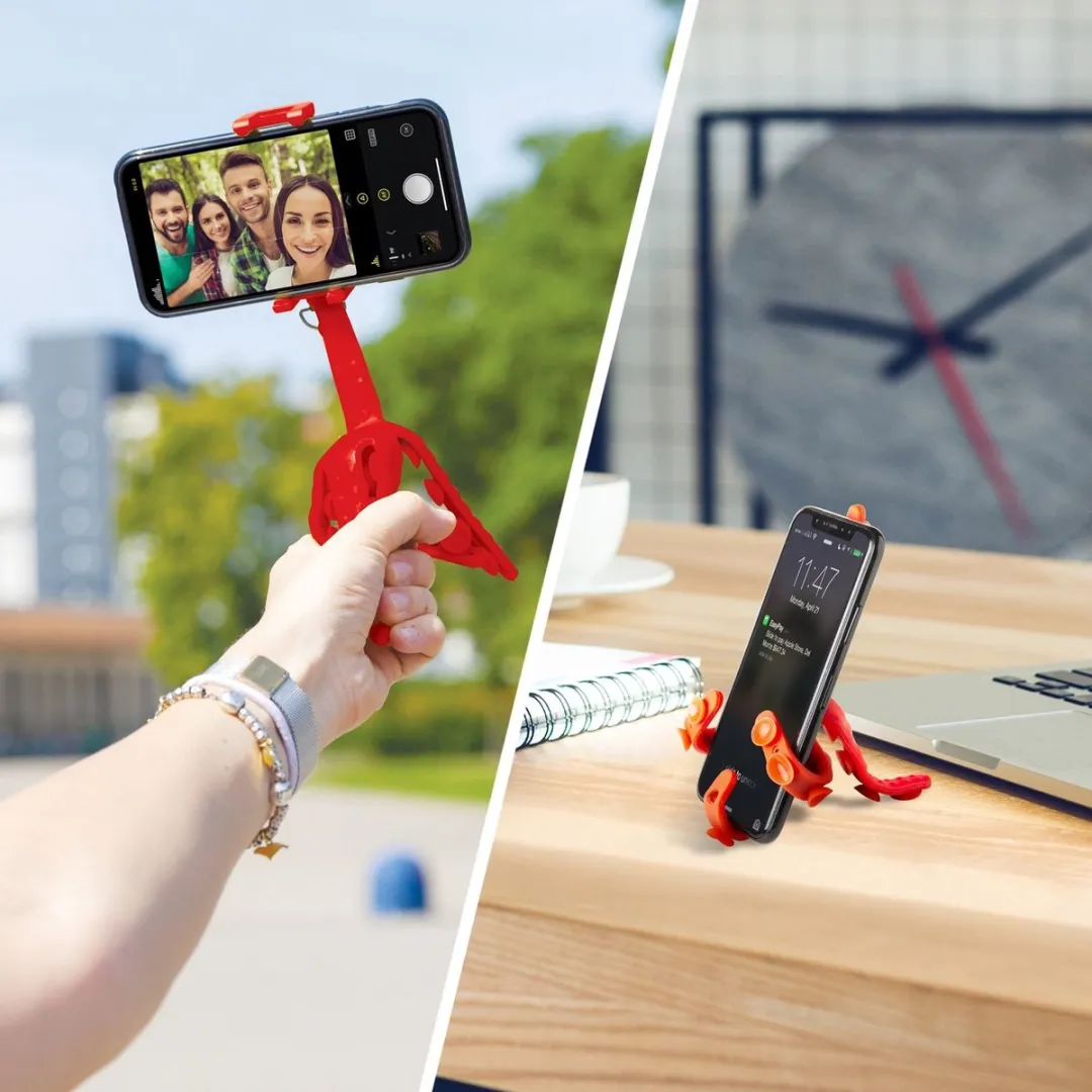 Celly Rode Squiddy Flexible Smartphonehouder - Universeel