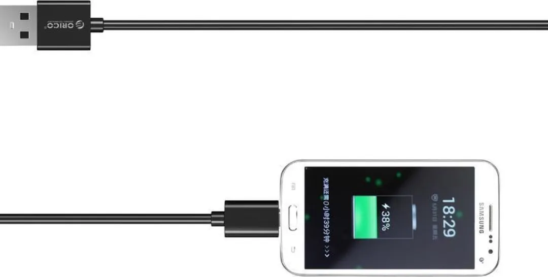 ORICO 1m Micro USB Oplaadkabel - Fast Charge - Zwart
