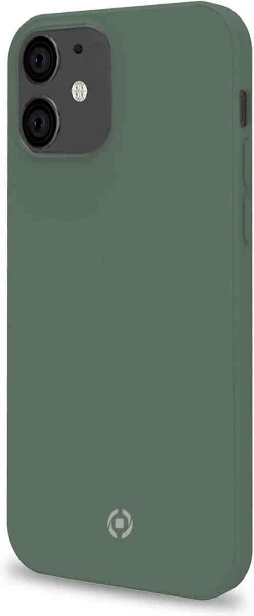 Celly Cromo Siliconen Hoesje iPhone 12 Mini - Groen