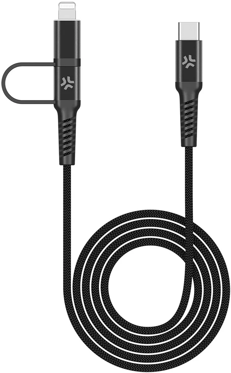 Celly Thuislader USB-C Lightning MFI 20W 1m