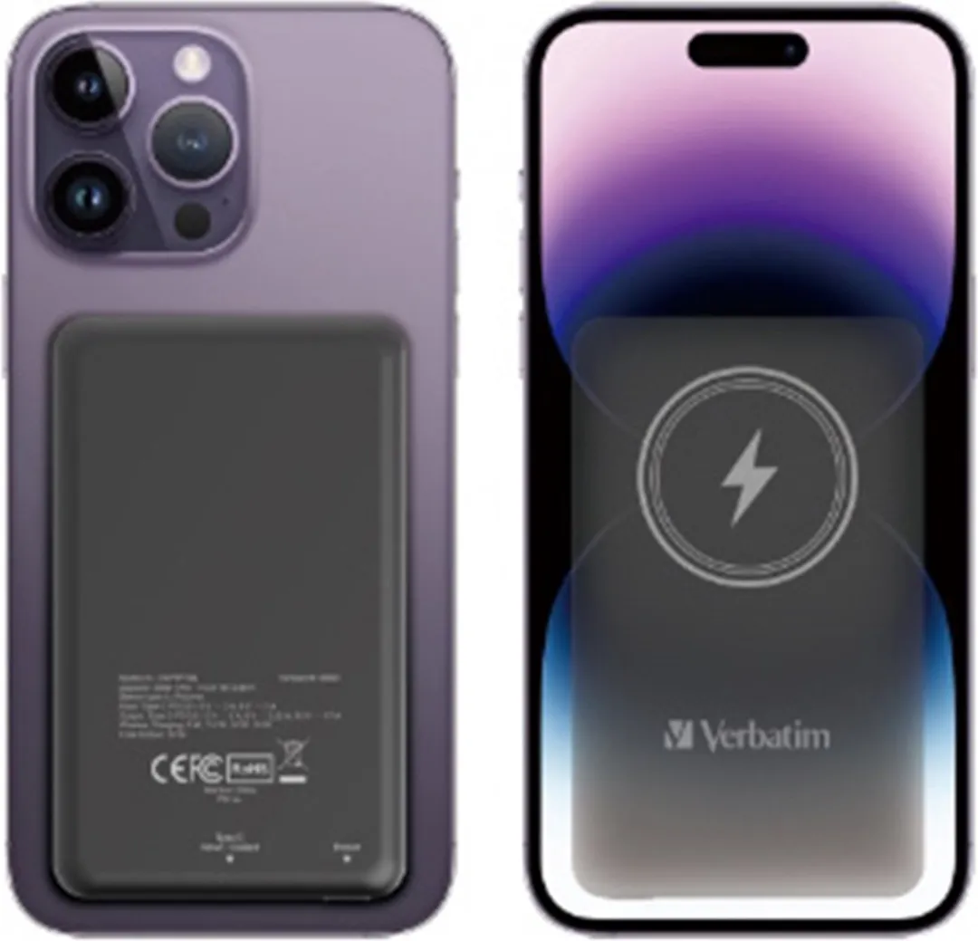 Verbatim Charge 'n' Go Power Bank 5000mAh - 15W - Roze