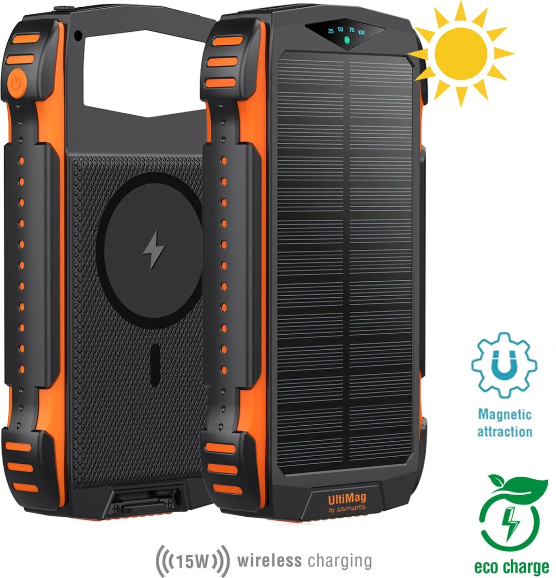 4Smarts Titanpack Powerbank 20.000mAh - 2x USB - 15W - Zwart - afbeelding 6 van 6