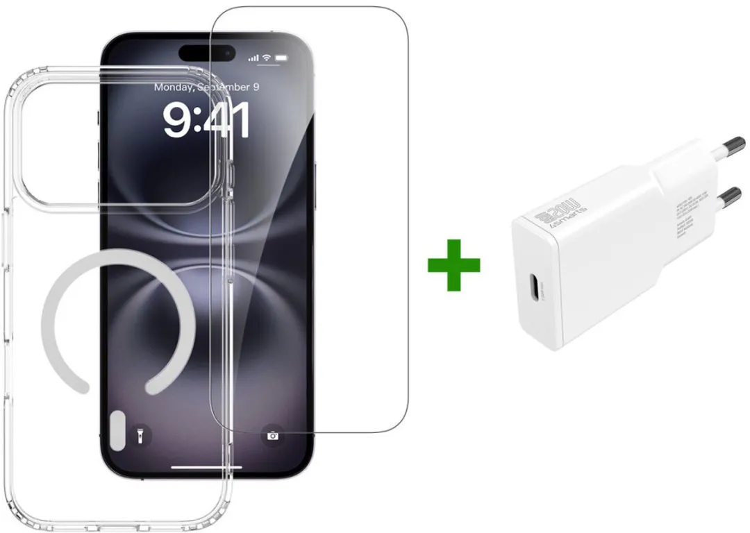 4Smarts 541559 iPhone 17 Pro Max Behuizing - Transparant Wit