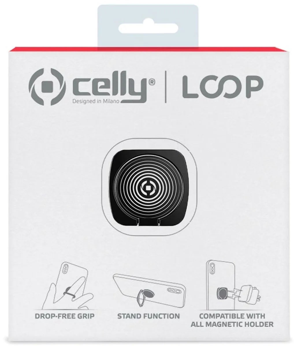 Celly Universele Smartphonehouder Loop 6 Inch - Zwart
