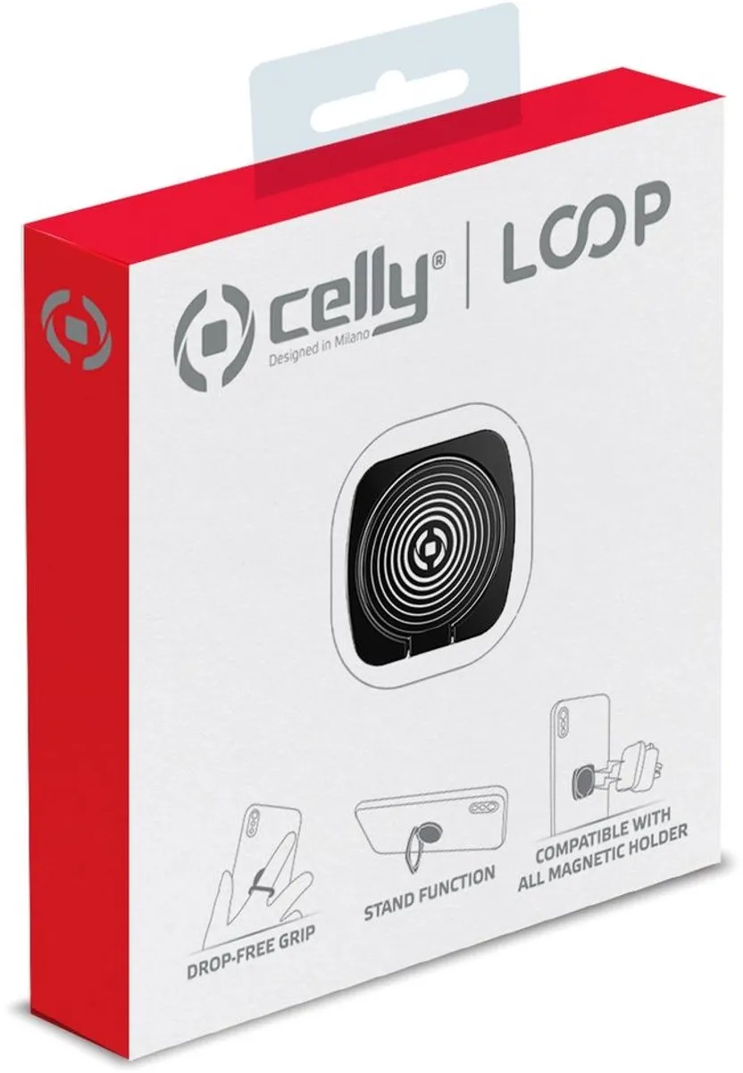 Celly Universele Smartphonehouder Loop 6 Inch - Zwart