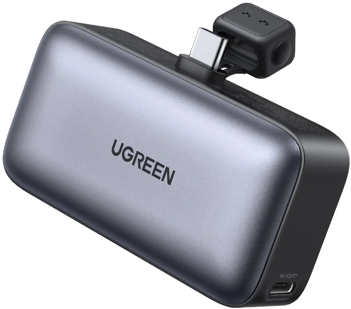 UGREEN 5000mAh Powerbank 22.5W - Zwart/Grijs