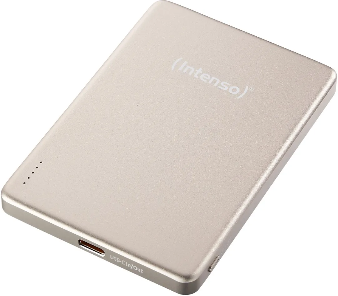 Intenso MW5000 Powerbank 5000mAh - MagSafe & 20W PD - Goud