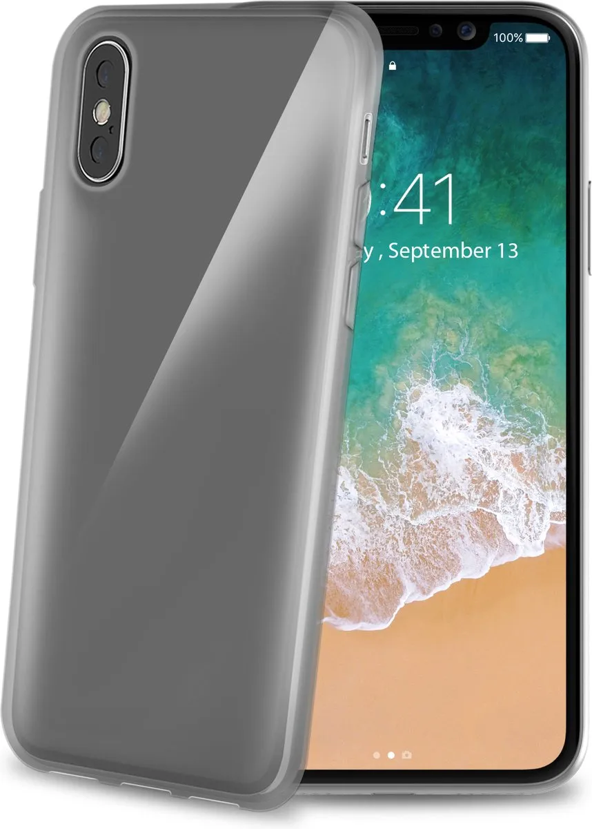 Celly Gelskin Back Cover iPhone X/XS GELSKIN900BK