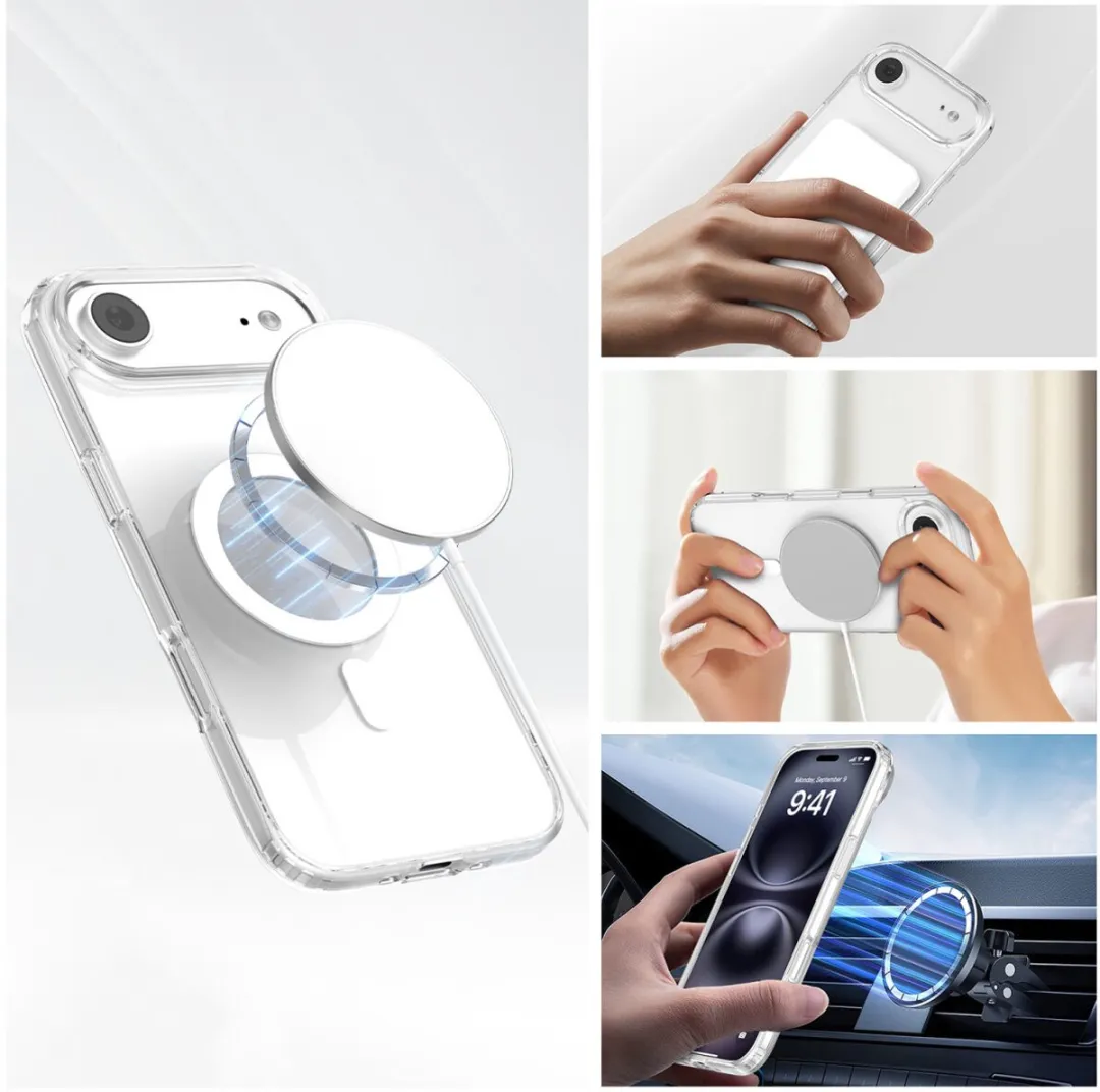 4Smarts 541557 iPhone 17 Hoesje - Transparant Wit