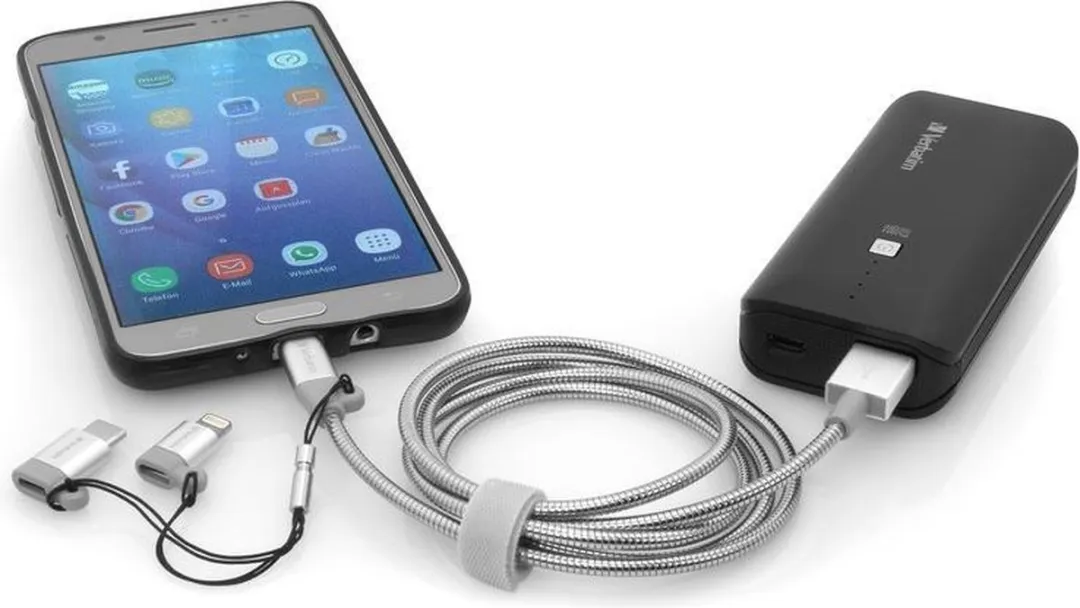 Verbatim 3-in-1 USB-C/Lightning/Micro B Kabel 100cm - Zilver - afbeelding 6 van 6