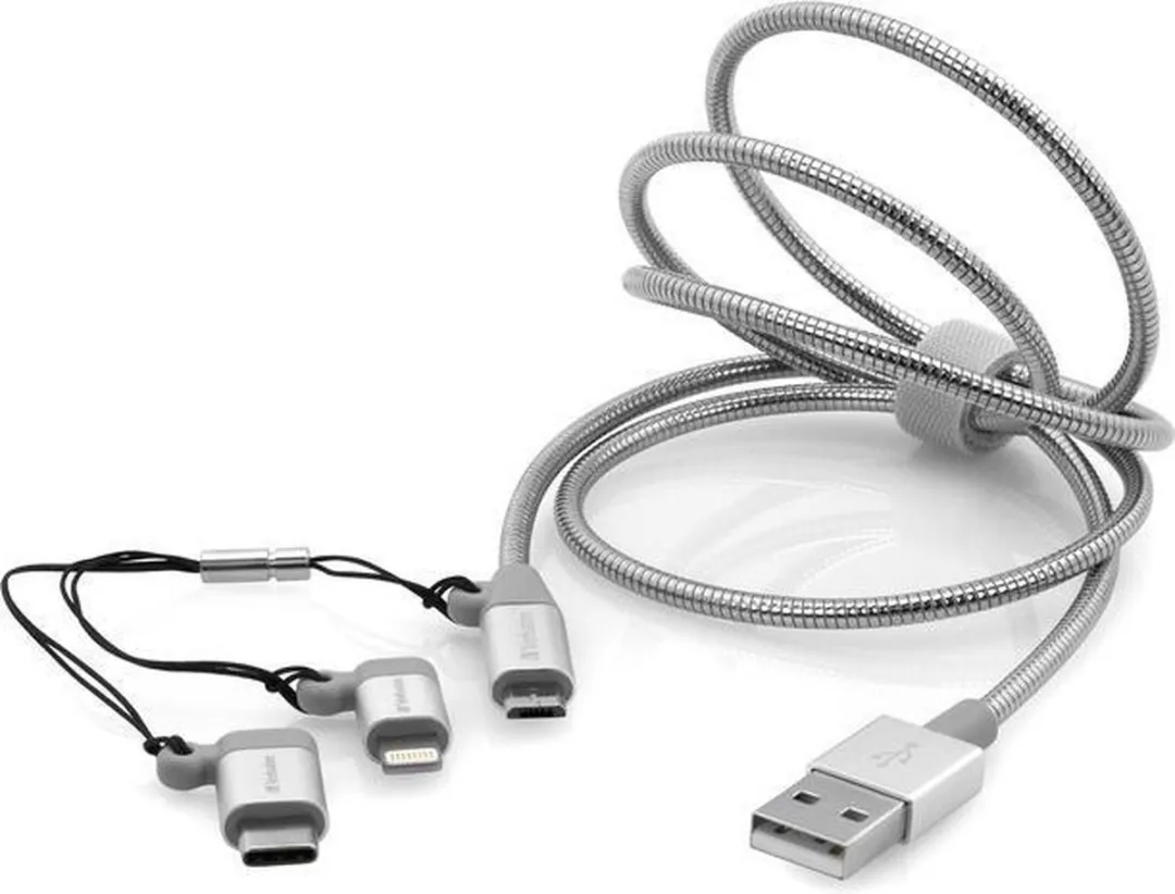 Verbatim 3-in-1 USB-C/Lightning/Micro B Kabel 100cm