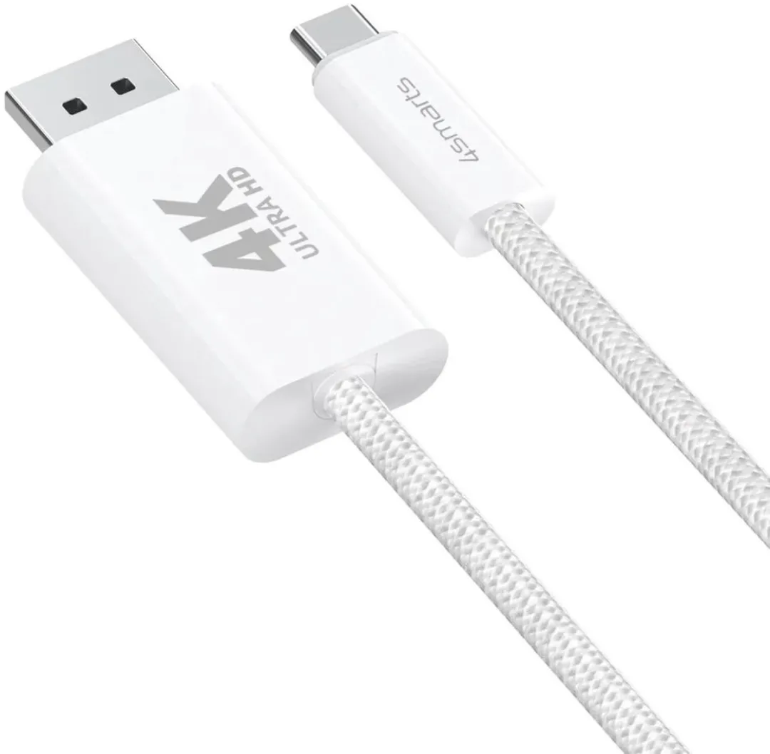 4Smarts USB-C naar DisplayPort Kabel 4K 60Hz 2m - Wit