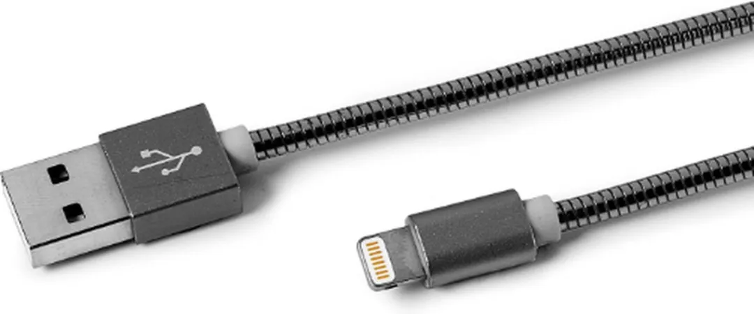 Celly USB-Lightning Kabel 1m - Zwart