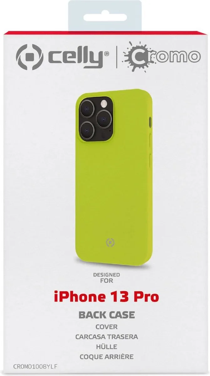 Celly Cromo Back Cover iPhone 13 Pro CROMO1008YLF - Geel