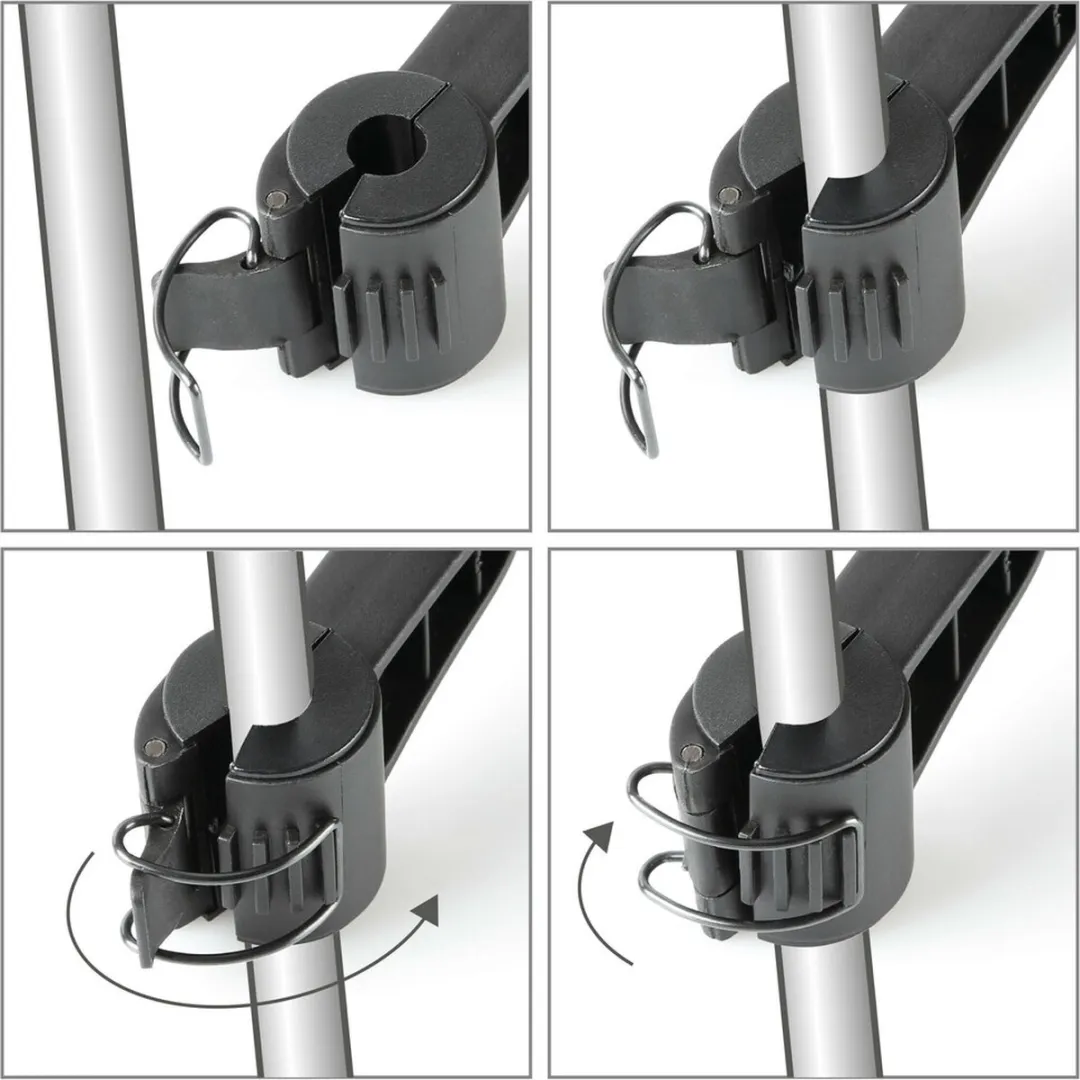 Lampa Waterdichte Scooter Telefoonhouder - Spiegelbevestiging - 6.5" - Zwart