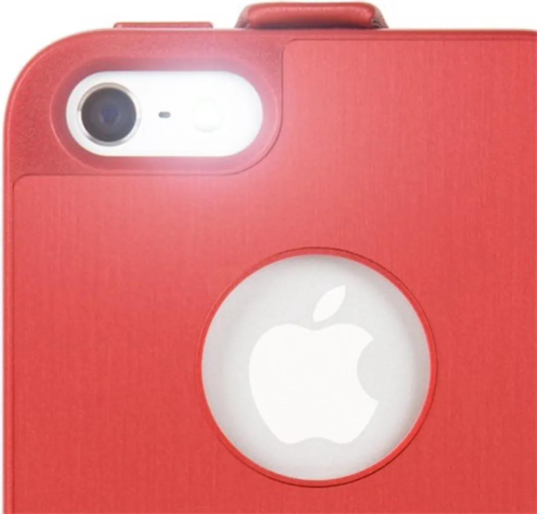 Moshi, Foliohoes Geschikt voor Apple iPhone 5/5S Concerti, Rood
