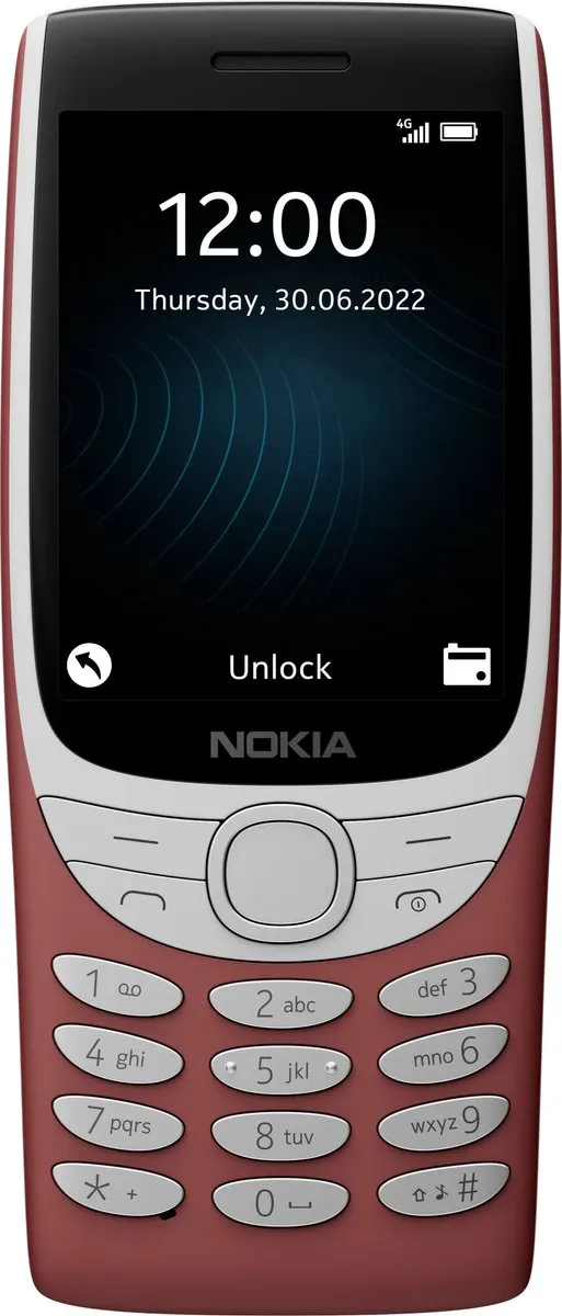 Nokia 8210 4G NO8210-R4G Basistelefoon - Rood
