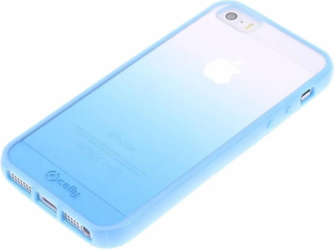 Celly Cover Sunglass iPhone 5/5S/SE - Light Blue SUNNY18503 - afbeelding 2 van 5