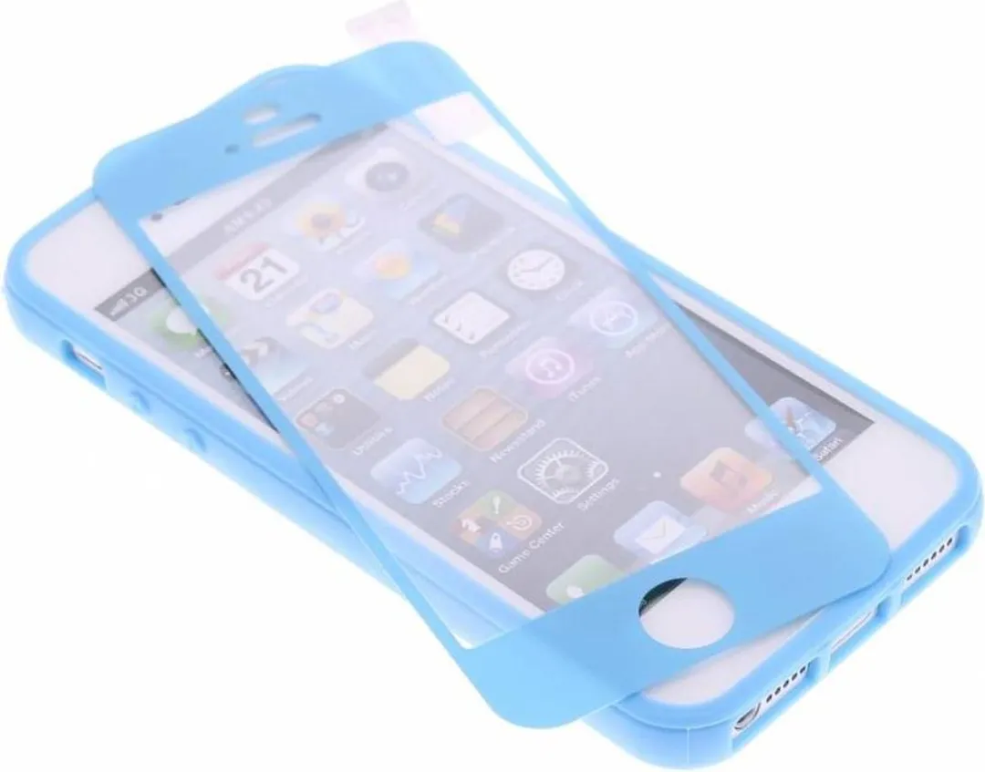 Celly Cover Sunglass iPhone 5/5S/SE - Light Blue SUNNY18503 - afbeelding 4 van 5