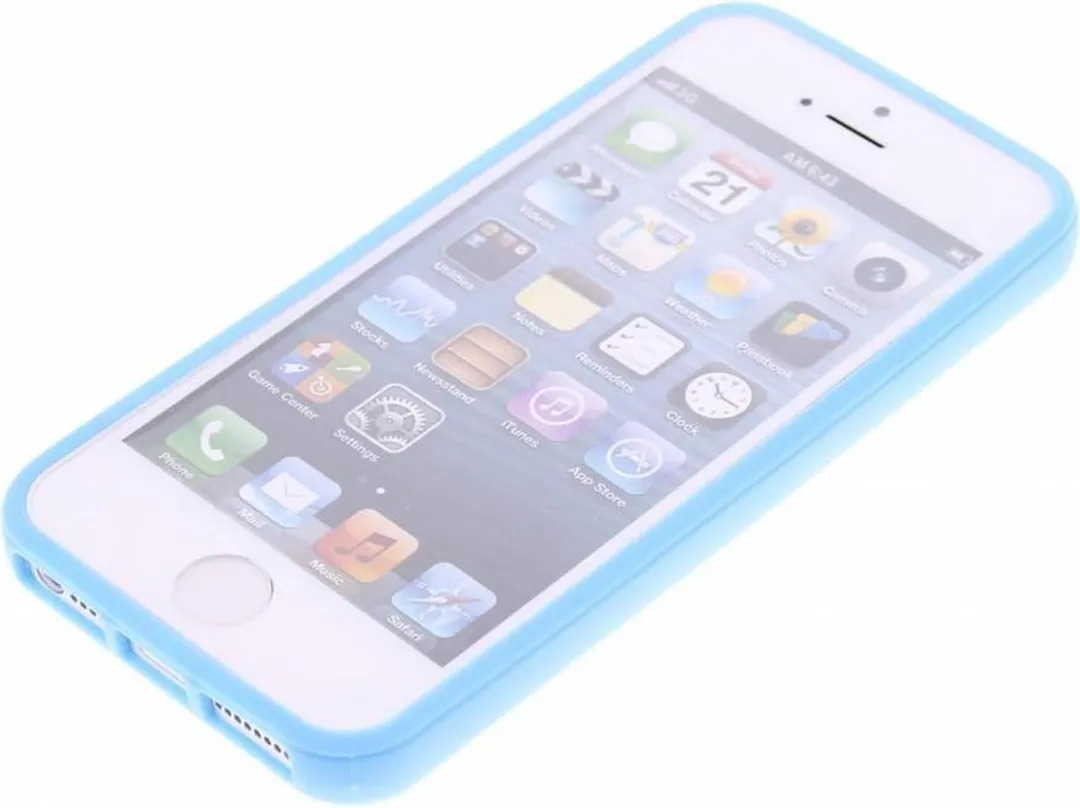 Celly Cover Sunglass iPhone 5/5S/SE - Light Blue SUNNY18503 - afbeelding 3 van 5