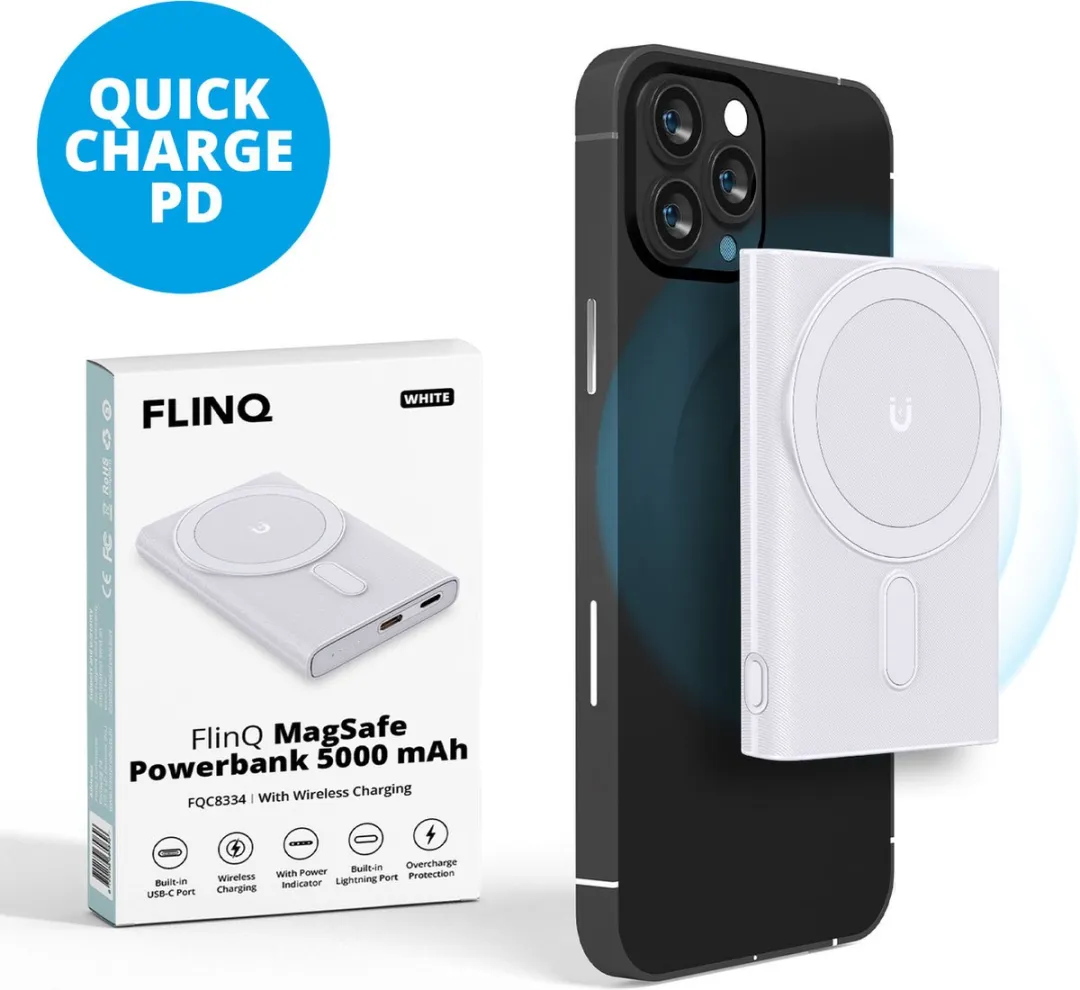 FlinQ FQC8334 Draadloze Powerbank 5000mAh