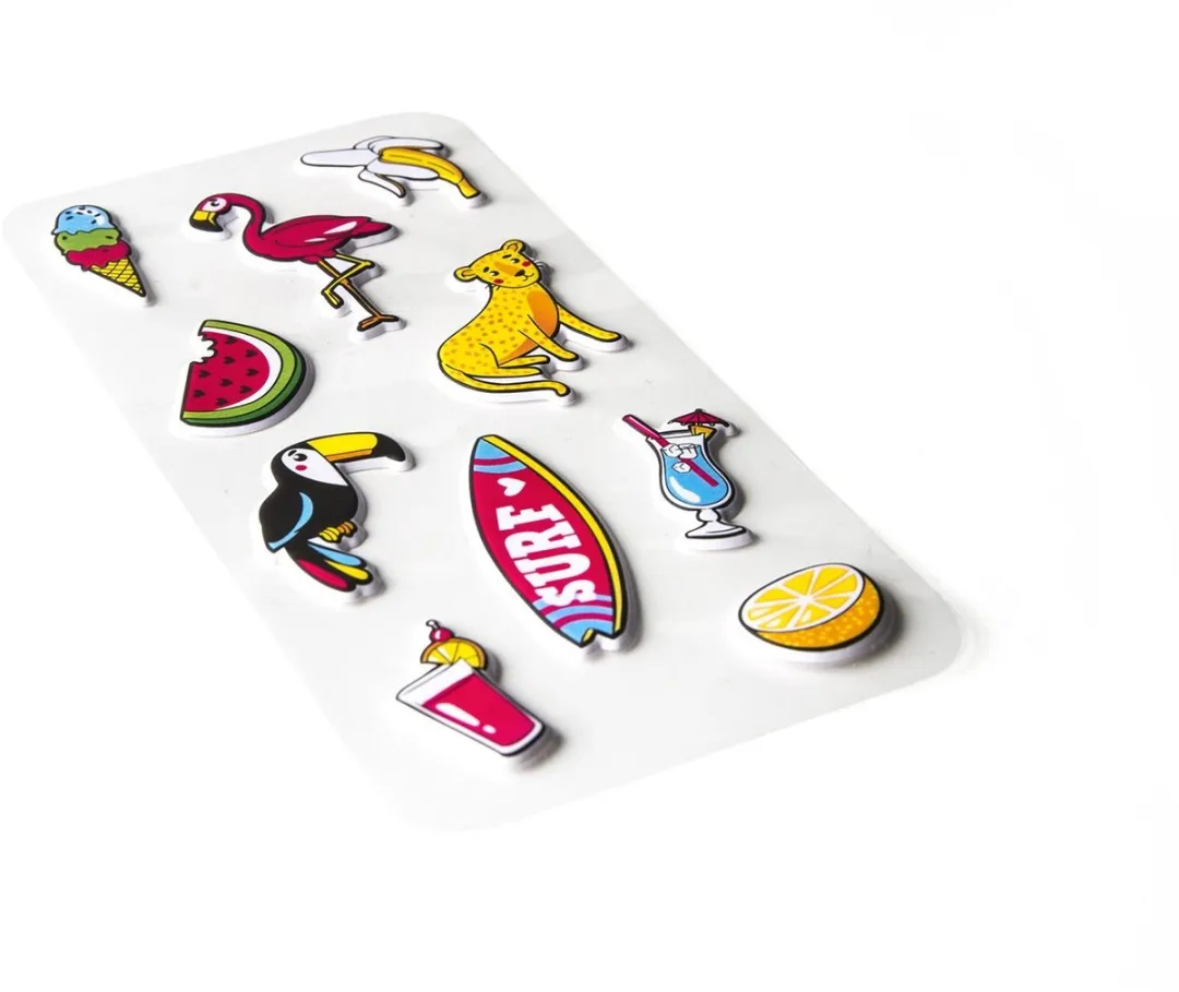 Celly 3D Stickers Tropical - Set van 10