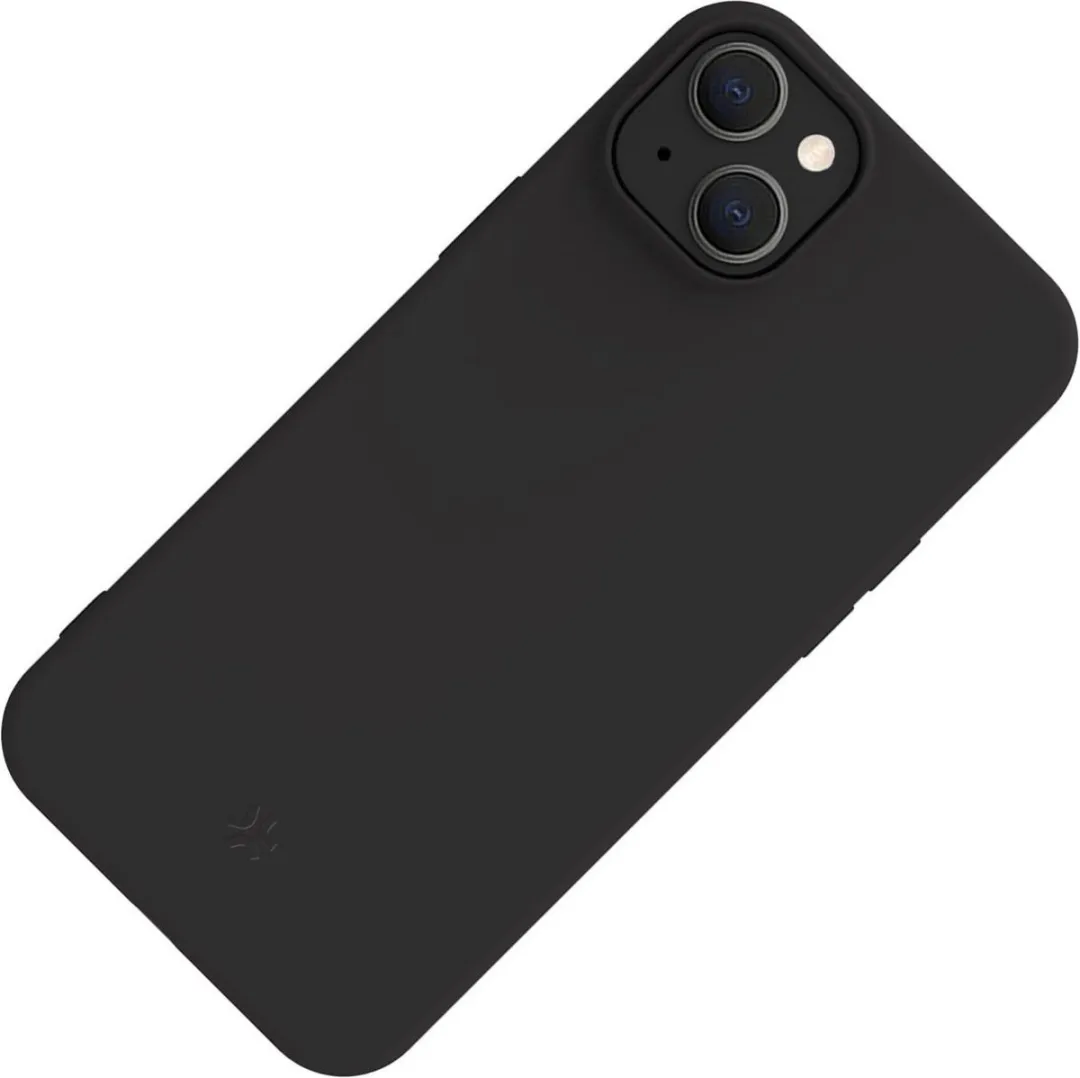 Celly Cromo Siliconen Hoesje CROMO1053BK - iPhone 15 - Zwart
