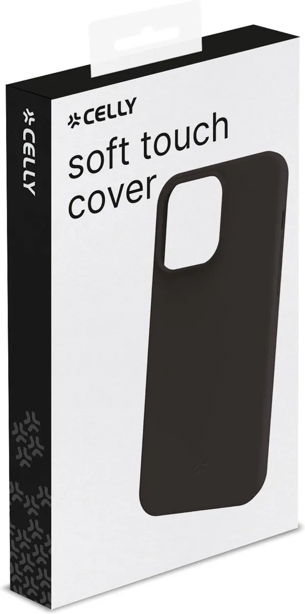 Celly Cromo Siliconen Hoesje CROMO1053BK - iPhone 15 - Zwart