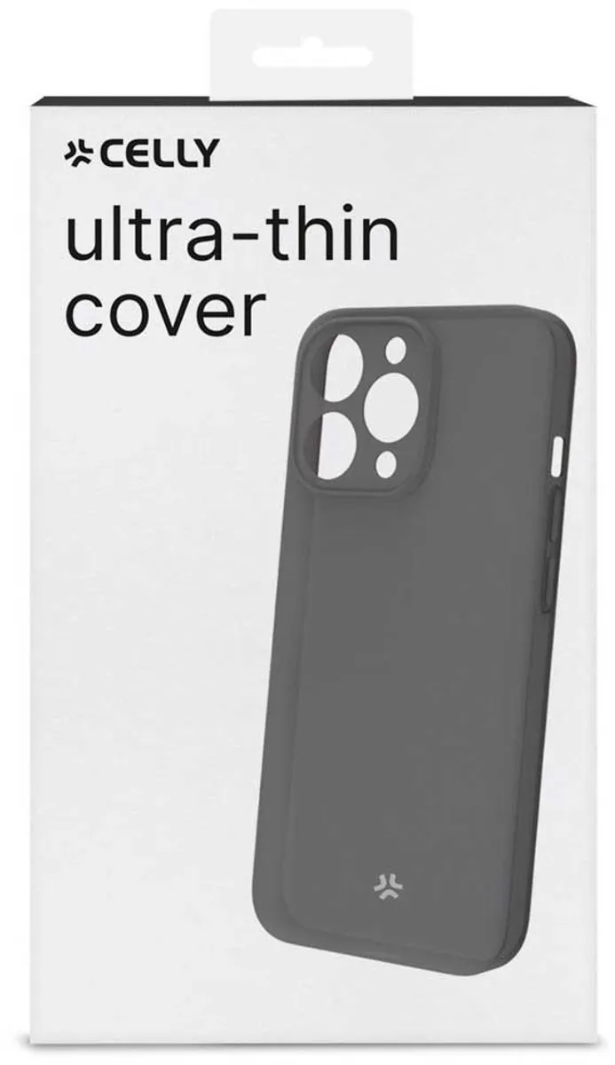 Celly Space Siliconen Hoesje iPhone 15 Pro - Zwart - afbeelding 5 van 6
