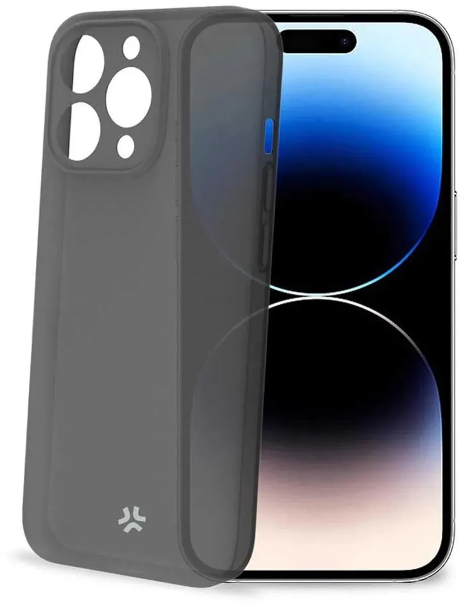 Celly Space Siliconen Hoesje iPhone 15 Pro - Zwart - afbeelding 2 van 6