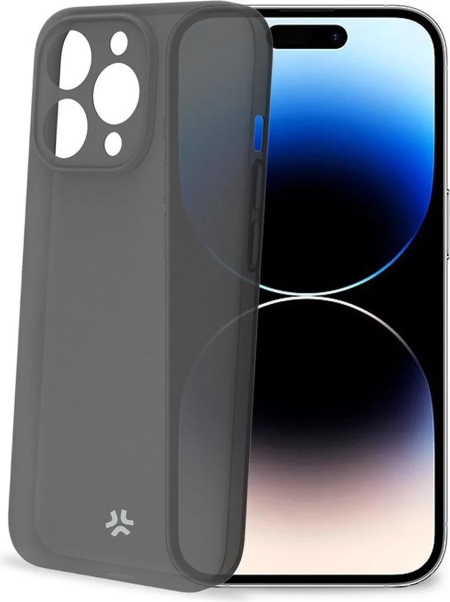 Celly Space Siliconen Hoesje iPhone 15 Pro - Zwart - afbeelding 3 van 6